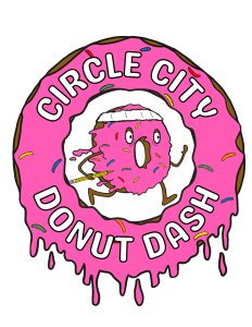 Circle City Donut Dash Logo