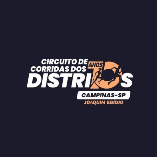 CIRCUITO DE CORRIDAS DOS DISTRITOS DE CAMPINAS 2026 - ETAPA Joaquim egídio Logo