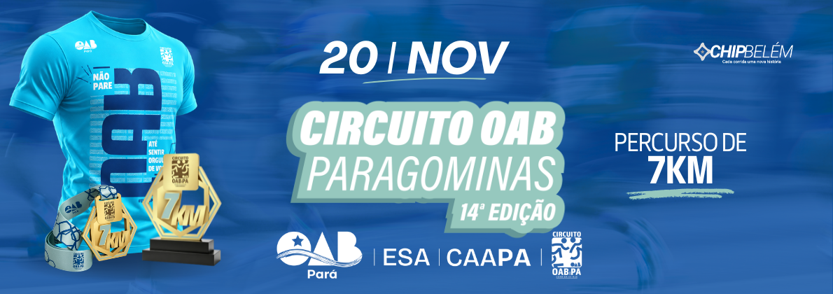 CIRCUITO OAB - ETAPA PARAGOMINAS 2026 Logo
