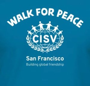 CISV SF Walk/Run 4 Peace Logo