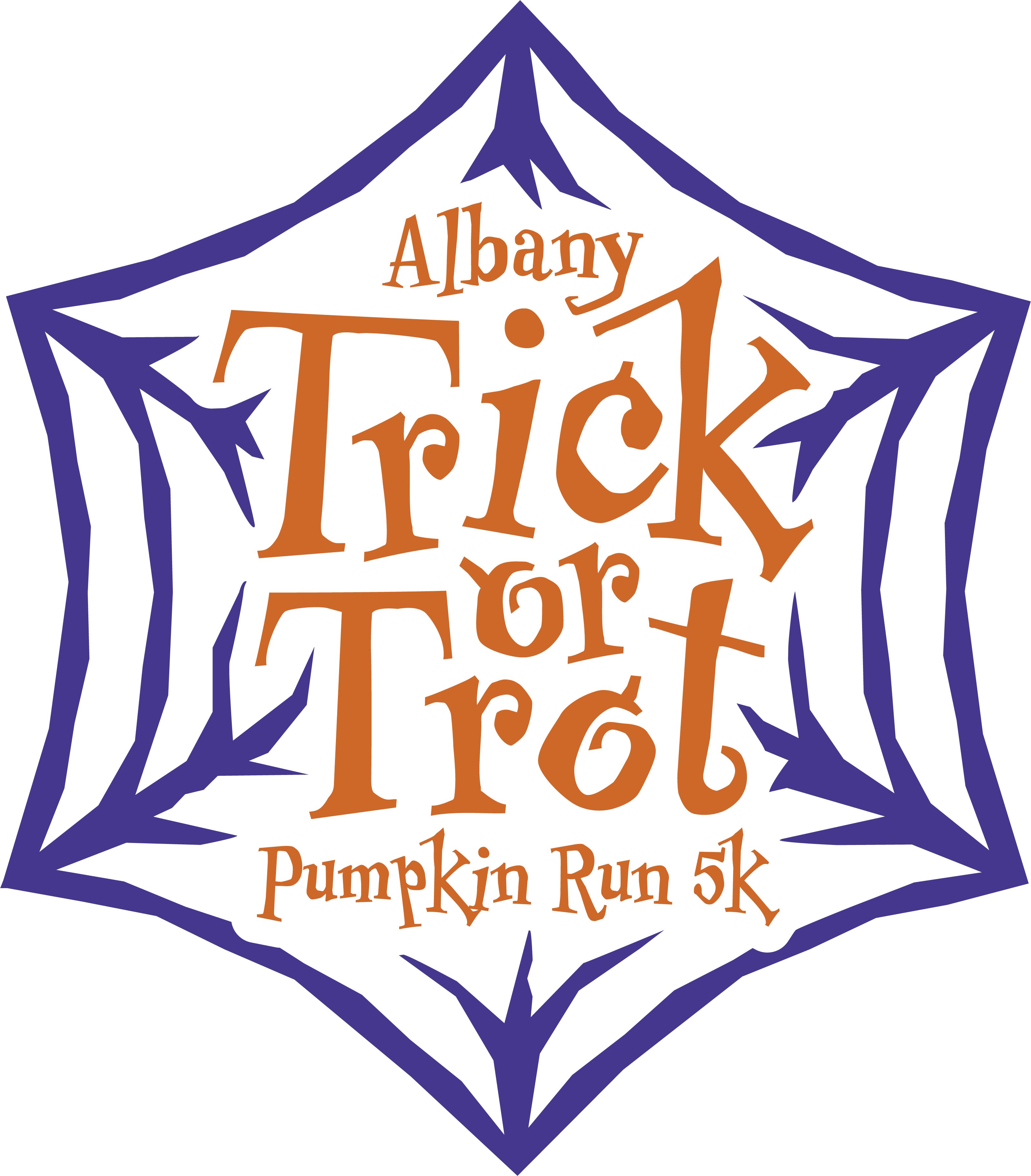 City of Albany’s Trick or Trot Pumpkin Run 5K Logo