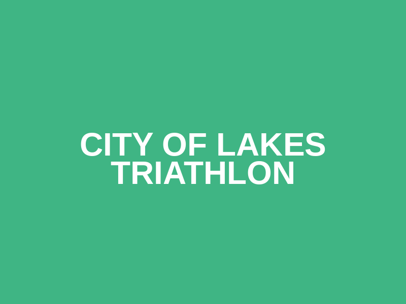 City of Lakes Triathlon
