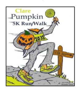 Clare Pumpkin 5K Run/Walk 2026 Logo