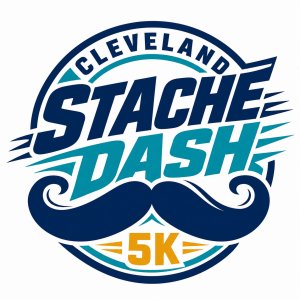 Cleveland Stache Dash 5K Logo