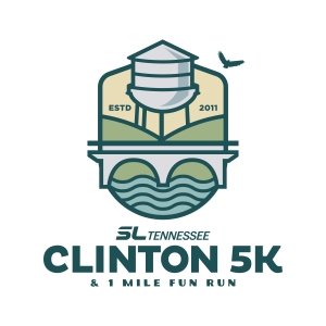 Clinton 5K & 1 Mile Fun Run Logo