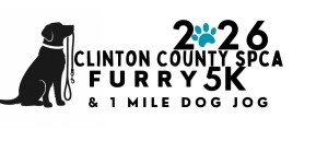 Clinton County SPCA Furry 5K + 1 Mile Dog Jog Logo