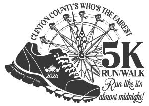 Clinton County Who's the Fairest 5K Run/Walk Logo