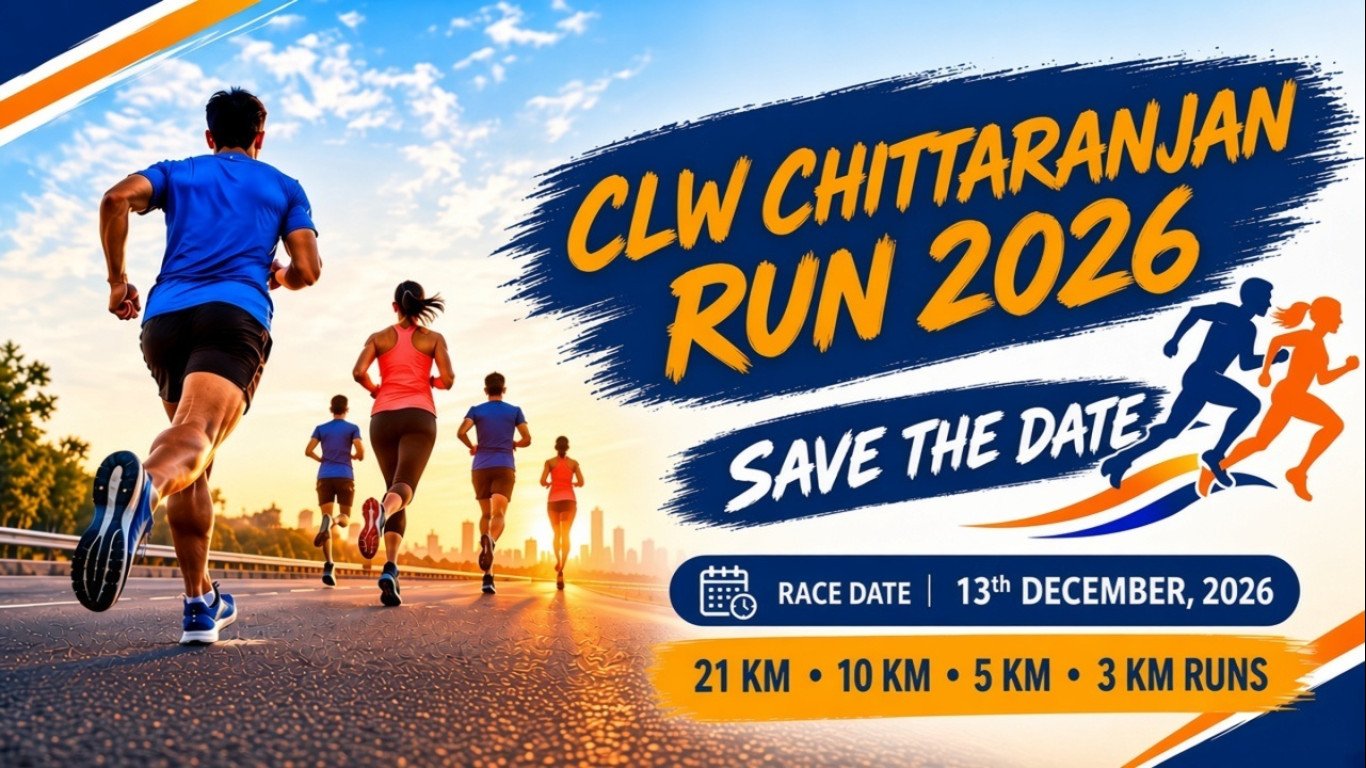 CLW Chittaranjan Run 2026 Logo