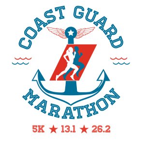 Coast Guard Marathon Logo