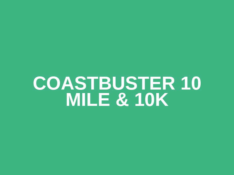 Coastbuster 10 Mile & 10k Logo