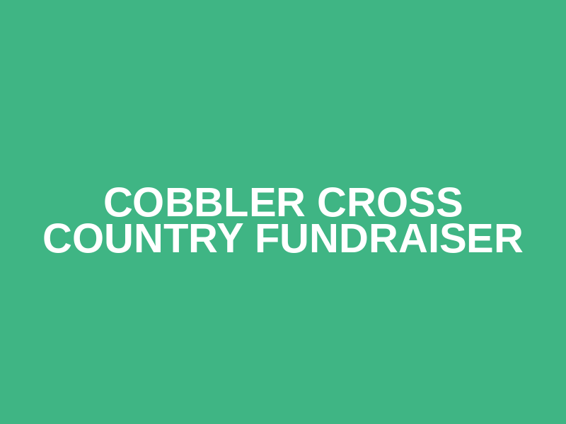 Cobbler Cross Country Fundraiser Logo
