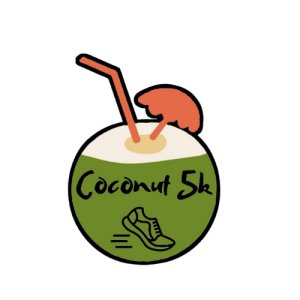 Coconut 5k Run/Walk Logo