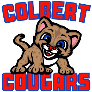 Colbert Elementary Cougar Challenge and Cougar Crawl Logo