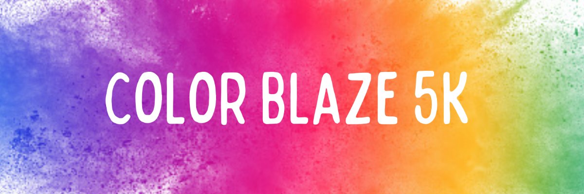 Color Blaze 5k Run/Walk 2027 Logo