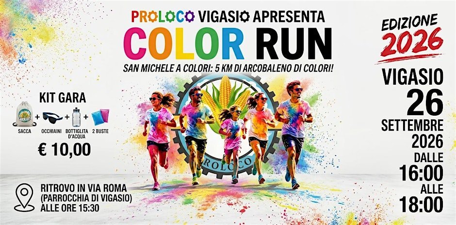Color Run Pro Loco Vigasio Logo
