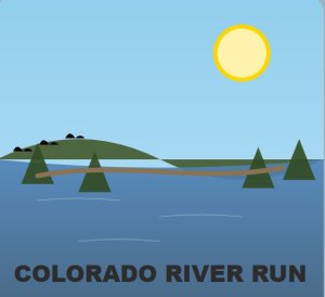 Colorado River Run: 100-Mile & 50-Mile Ultra, 50K, Marathon, Half-Marathon, 10K and 5K Taco Trot Logo