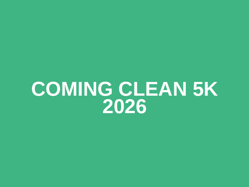 Coming Clean 5K 2026 Logo