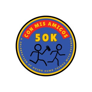 Con Mis Amigos 50K Logo