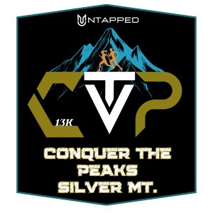 Conquer The Peaks of Silver Mountain 13k Trail Run Logo