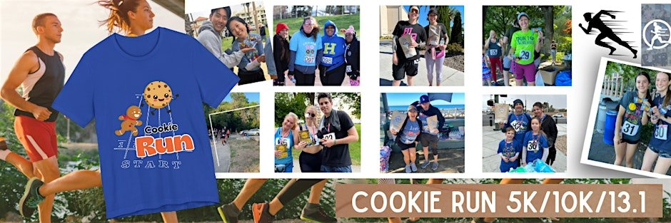 Cookie Run 5K/10K/13.1 KANSAS CITY Logo