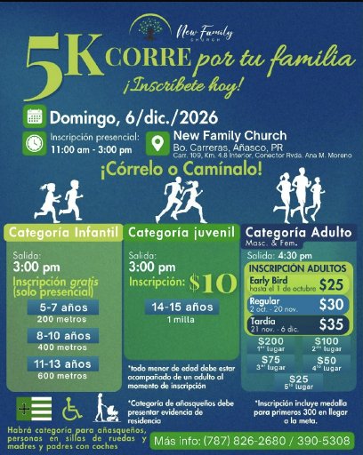 Corre por tu familia 5km