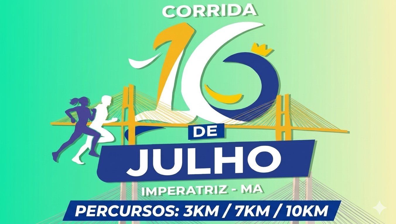 CORRIDA 16 DE JULHO Logo