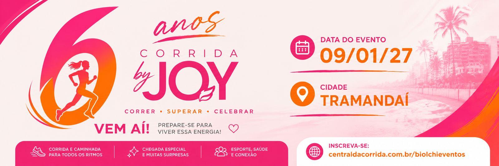 Corrida 6 anos BY JOY Logo