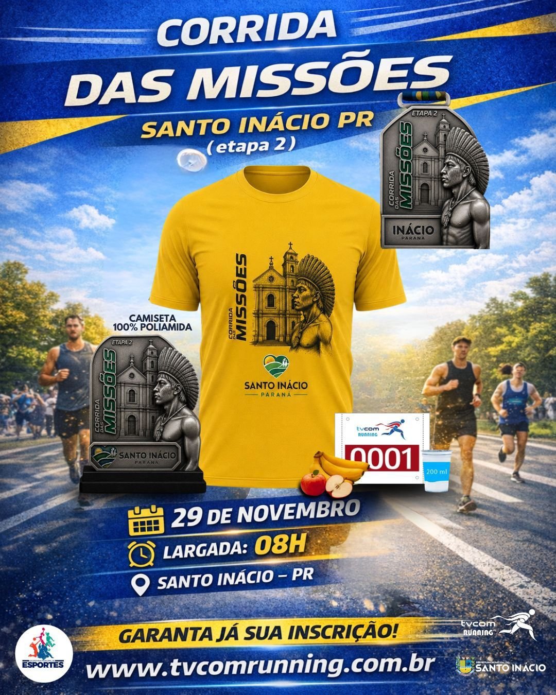 CORRIDA DAS MISSÕES DE SANTO INÁCIO PR 2ª ETAPA Logo