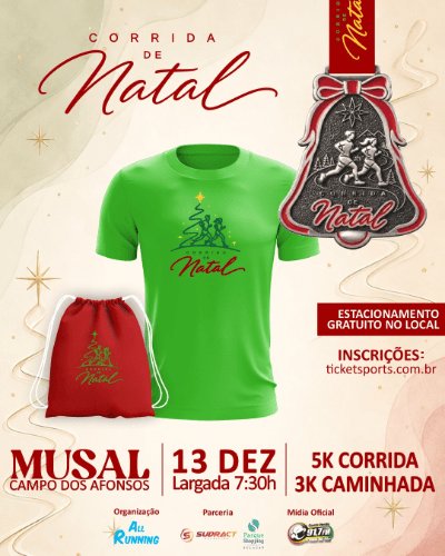 CORRIDA DE NATAL 2026 -  MUSAL Logo