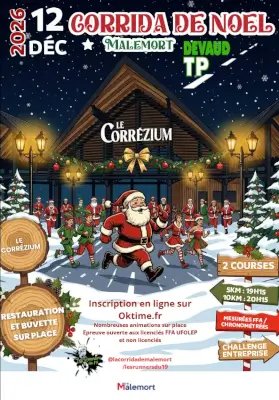 Corrida de Noël de malemort 2026 Logo
