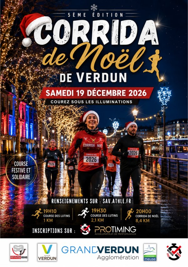 Corrida de Noël de Verdun Logo