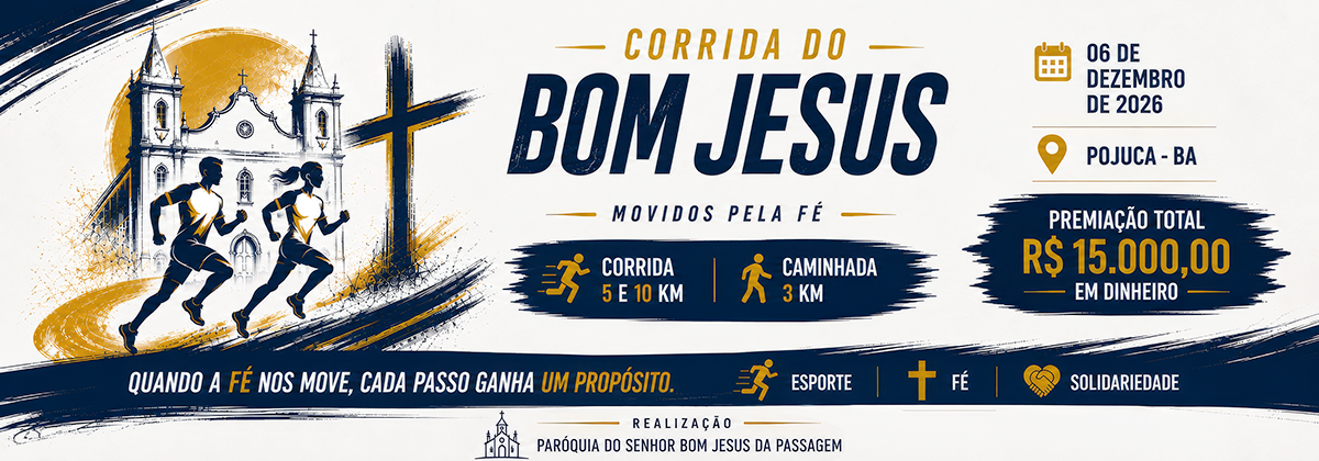 CORRIDA DO BOM JESUS Logo