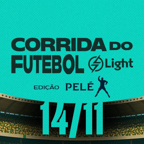 CORRIDA DO FUTEBOL LIGHT - EDIÇÃO PELÉ Logo