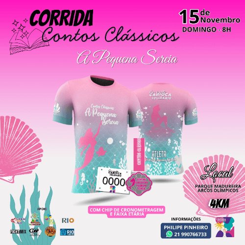CORRIDA E CAMINHADA CONTOS CLÁSSICOS - PEQUENA SEREIA Logo