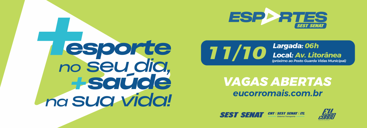 CORRIDA E CAMINHADA SEST SENAT 2026 Logo