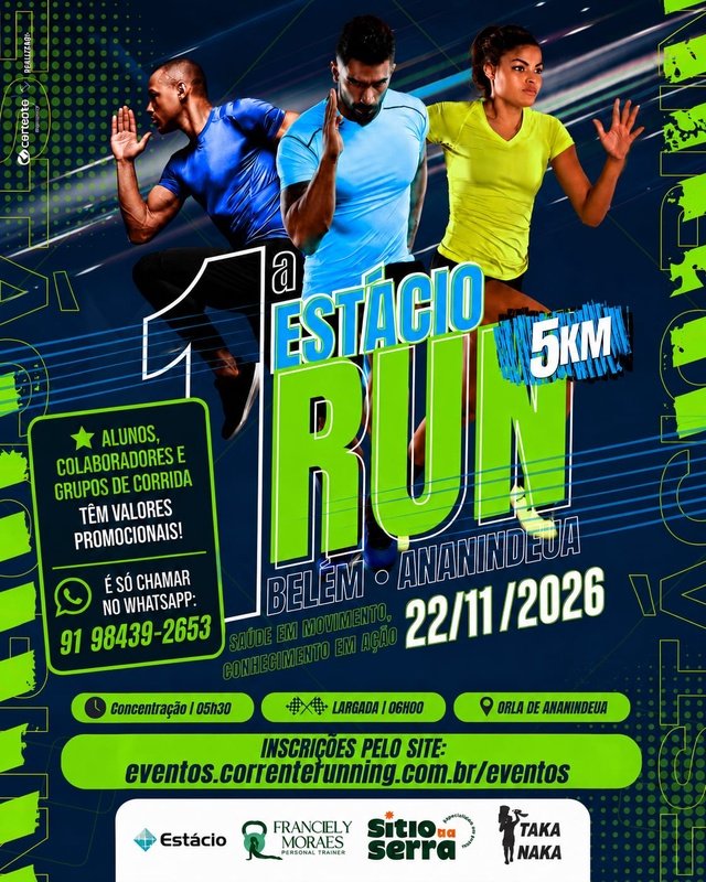 Corrida Estácio Run Logo