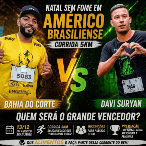 CORRIDA - NATAL SEM FOME EM AMÉRICO BRASILIENSE