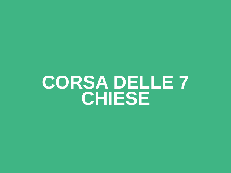 Corsa delle 7 Chiese Logo