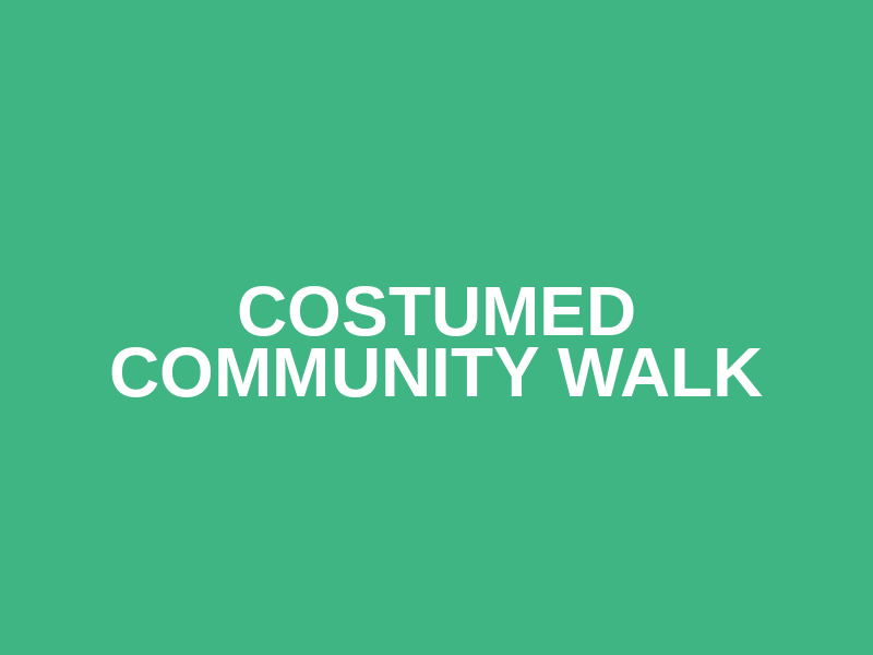 Costumed Community Walk Logo