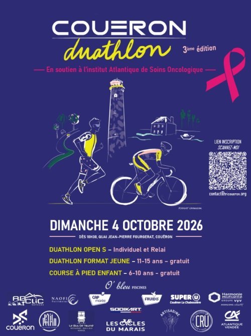 COUËRON DUATHLON - 2026 Logo