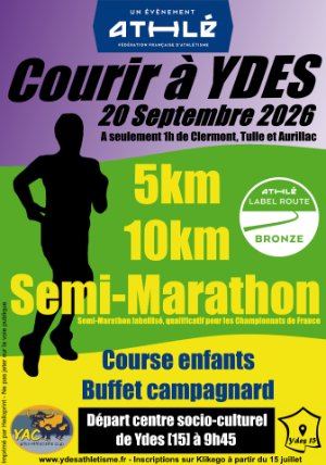 Courir à Ydes Logo
