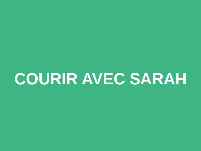 Courir Avec Sarah Logo