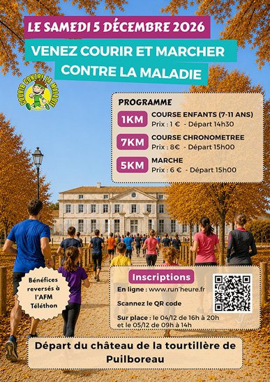 COURIR ET MARCHER CONTRE LA MALADIE Logo