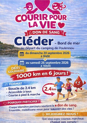 Courir Pour La Vie Cléder Bord de Mer 2026