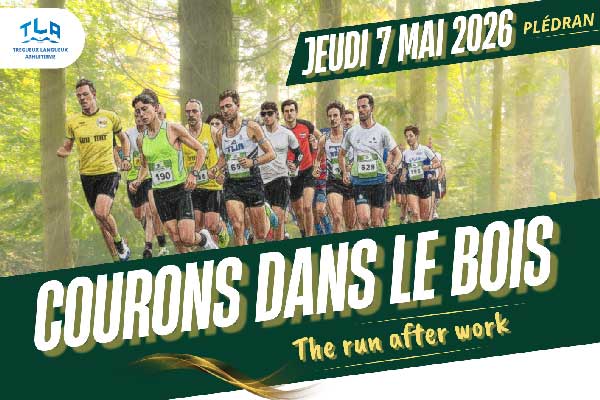 Courons dans le bois Logo