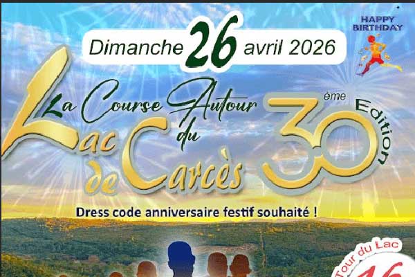 Course Autour du Lac de Carces