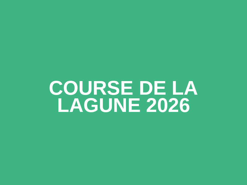 Course de la Lagune 2026 Logo