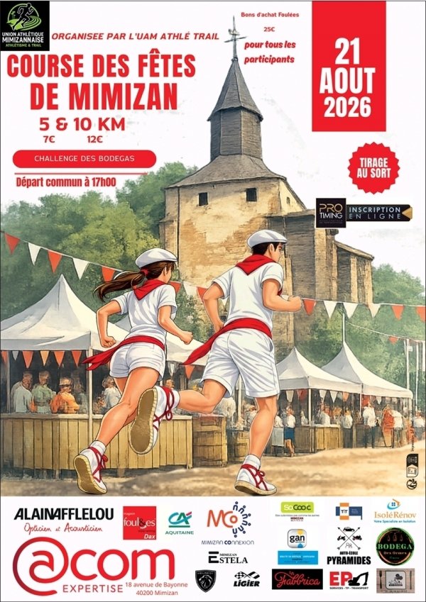 Course des Fêtes de Mimizan Logo