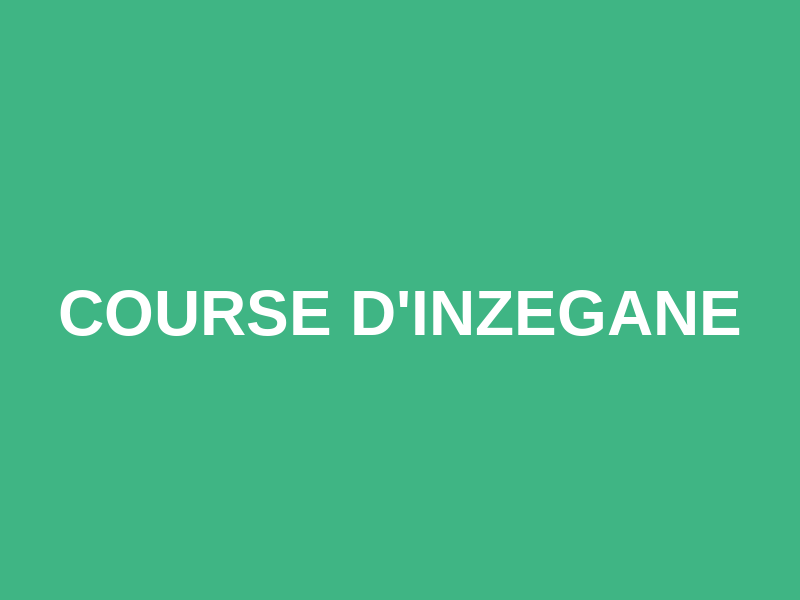 Course d'Inzegane