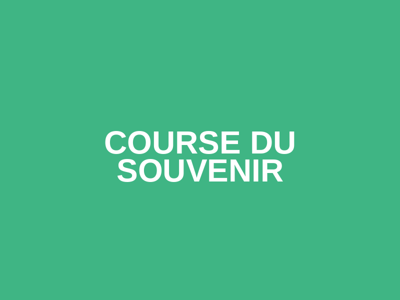 Course Du Souvenir